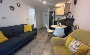 Arriendo departamento amoblado de un ambiente de marzo a diciembre 2026, sector Puerta del mar, La Serena