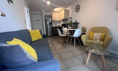 Arriendo departamento amoblado de un ambiente de marzo a diciembre 2026, sector Puerta del mar, La Serena