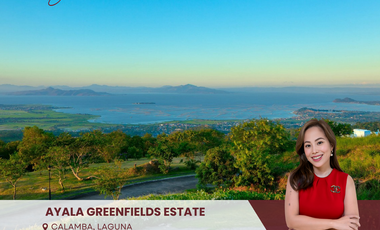 Prime Lot for Sale in Ayala Greenfields Estate Calamba, Laguna