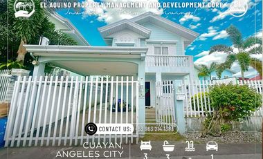 3-Bedroom, 3-Bathroom Fully-Furnished 2-Storey House for Rent – Cuayan, Angeles City, Pampanga
