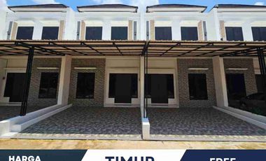 RUMAH MEWAH 2 LANTAI DICIBUBUR SIAP HUNI, FREE BIAYA FREE CANOPY PAGAR