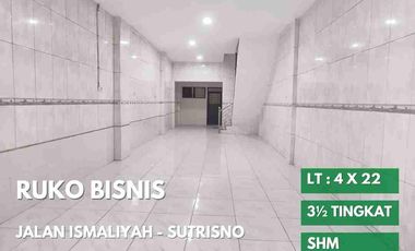 ruko bisnis jalan ismaliyah daerah sutrisno