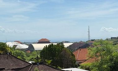 Villa estetik dengan view GWK & View laut, dijual diNusa Dua.