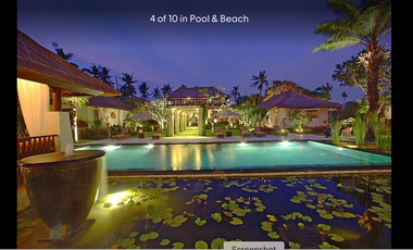 Disewakan Villa pinggir pantai di Canggu Bali.