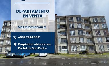 ¡En venta! Cómodo departamento en San Pedro de la Paz — Portal San Pedro