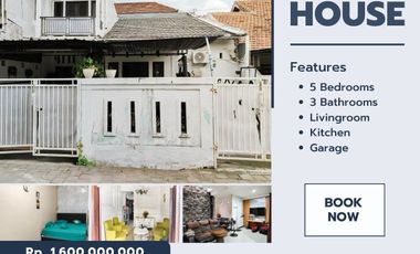 FOR SALE MODERN HOUSE 2ND FLOOR WITH SPACIOUS TERRACE AT DENPASAR BARAT