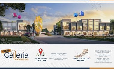 ruko new galleria extension harga perdana