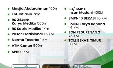 Jual Rumah di Kota Bekasi Akses LRT Bekasi Barat