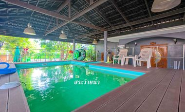Two Adjacent Detached Houses for Sale – Nimit Mai, Khlong Sam Wa Total land nearly 200 sq.wah. Designed for shared living with privacy.