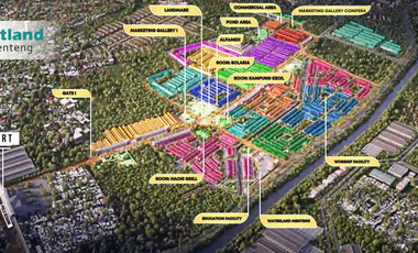 Ruko Conifera 3lt 5x15 75m Hadap Jalan Metland Menteng Cakung