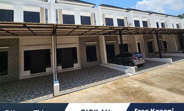 RUMAH CLUSTER MEWAH PINGGIR JALAN UTAMA AKSES JALAN LEBAR DEKAT TOL JORR, BEBAS BANJIR