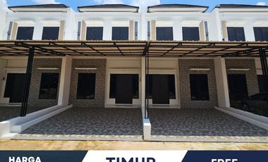 RUMAH CLUSTER MEWAH PINGGIR JALAN UTAMA AKSES JALAN LEBAR DEKAT TOL JORR, BEBAS BANJIR