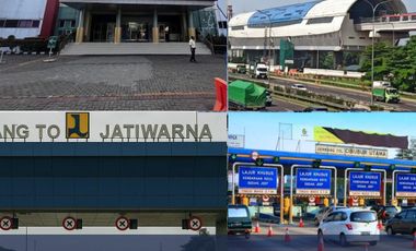 RUMAH CLUSTER MEWAH PINGGIR JALAN UTAMA AKSES JALAN LEBAR DEKAT TOL JORR, BEBAS BANJIR