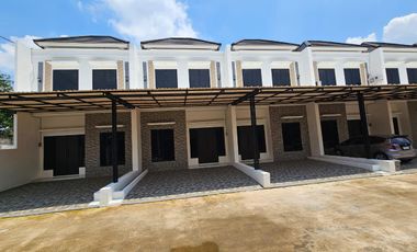 RUMAH CLUSTER MEWAH PINGGIR JALAN UTAMA AKSES JALAN LEBAR DEKAT TOL JORR, BEBAS BANJIR