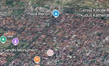 Tanah Di Area Renon Ciung Wanara Dkt Moh Yamin Badak Agung Teuku Umar Pantai Sanur Mertasari Pedungan