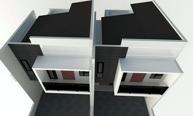 Rumah modern 2 lantai harga murah lokasi bebas banjir non cluster di kampung baru Ciracas jakarta timur