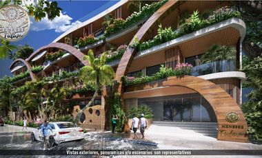 Venta Departamento Amueblado en Tulum | 1 Recámara | Alberca y Rooftop