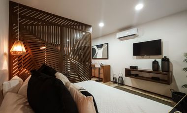 Venta Departamento Amueblado en Tulum | 1 Recámara | Alberca y Rooftop