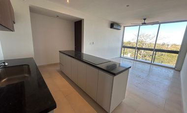 PH de 2 recámaras, sin muebles, con Roof privado y jacuzzi, en Temozon.