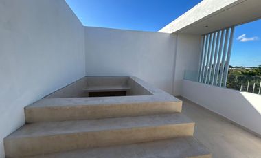 PH de 2 recámaras, sin muebles, con Roof privado y jacuzzi, en Temozon.