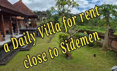 a New Daily Villa for Rent 
close to Sidemen