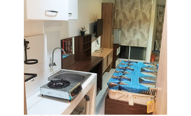 disewakan bulanan apartemen studio akasa full furnished termurah tangerang bsd pure living Furniture lengkap alam sutera bumi Serpong damai