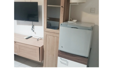 disewakan bulanan apartemen studio akasa full furnished termurah tangerang bsd pure living Furniture lengkap alam sutera bumi Serpong damai