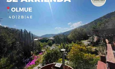 OPORTUNIDAD!! SE ARRIENDA PARCELA CON CASA AMOBLADA + PISCINA EN OLMUÉ