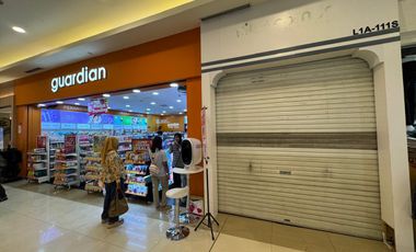 sewa toko strategis tangcity mall kota tangerang depan lift utama