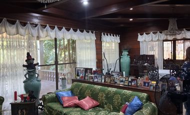 Rare Narra & Almasiga Wood Flood-Free Residence with Antique Interiors | Don Jose Heights