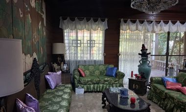 Rare Narra & Almasiga Wood Flood-Free Residence with Antique Interiors | Don Jose Heights