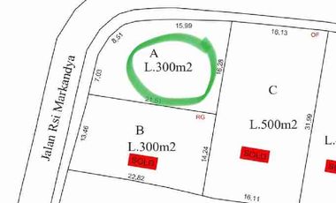 Lahan payogan ubud 3 are zona Kuning SHM ready lingkungan villa nyaman strategis