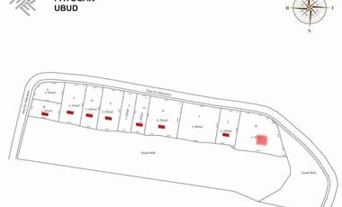 Lahan payogan ubud 3 are zona Kuning SHM ready lingkungan villa nyaman strategis