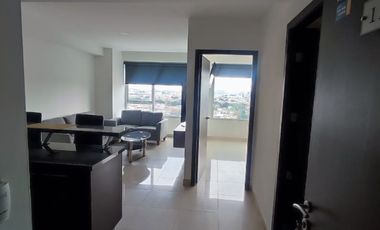 Suite Amoblada en Alquiler en el Norte de Guayaquil, 1 Habitación, 1 Baño, Piscina, Gimnasio, Seguridad, Parqueo.