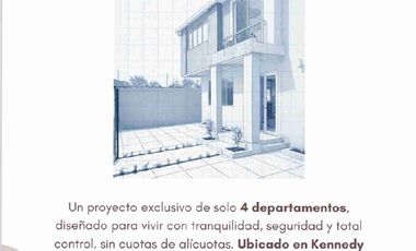 Venta en proyecto departamentos tipo suite, kennedy Norte