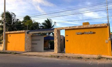 Casa en venta frente al mar en Chicxulub, Mérida, Yucatán
