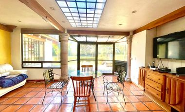 CASA EN VENTA EN CHIMALIAPAN, OCOYOACAN - AMPLIO TERRENO