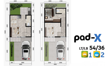 Pad HOME PAD-X Graha Raya Rumah 2 Lantai DP 0% Mulai 700 Jutaan