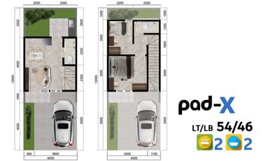 Pad HOME PAD-X Graha Raya Rumah 2 Lantai DP 0% Mulai 700 Jutaan