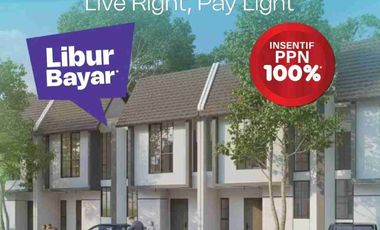 Pad HOME PAD-X Graha Raya Rumah 2 Lantai DP 0% Mulai 700 Jutaan