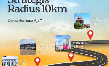 DIJUAL RUMAH MURAH STRATEGIS Tipe Scandinavian 3.5 Lantai Alaya Residence Jagakarsa Jakarta