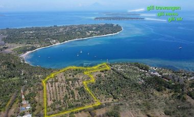 Tanah 731 Are di Pesisir Pantai Dijual, di Lombok Utara Area