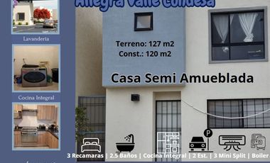 Allegra Valle Condesa Semiamueblada Juarez NL