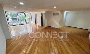 Departamento en Renta en Polanco 3R/2B/2E - Balcón - 200m2