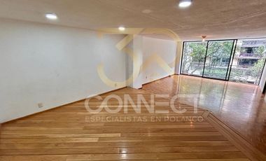 Departamento en Renta en Polanco 3R/2B/2E - Balcón - 200m2