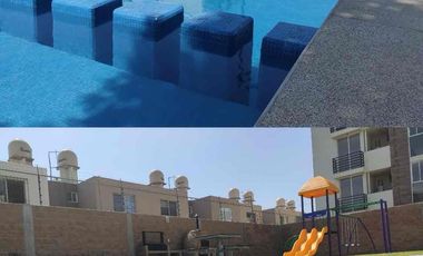 SE RENTA MODERNO Y AMPLIO DEPARTAMENTO CON AMENIDADES COMO ELEVADOR, ALBERCA, GYM Y COWORKING EN CUAUTLANCINGO, PUEBLA