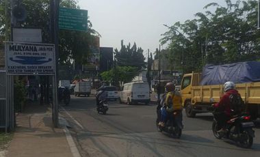 Lahan luas 330 m2 plus kantor siap pakai di jl raya pondok Ungu Bekasi