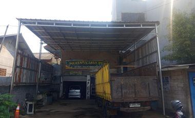 Lahan luas 330 m2 plus kantor siap pakai di jl raya pondok Ungu Bekasi