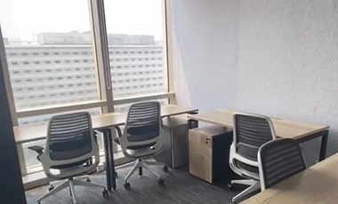 Kantor Furnished Di The Plaza  Thamrin 4 Pax Dekat MRT
