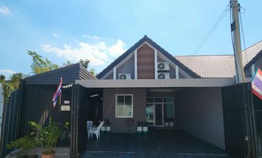 Single-Storey Corner House for Sale in Ayutthaya City  Near Central Ayutthaya – Ayutthaya City Park  Brand-new, Move-in Ready, Fully Furnished